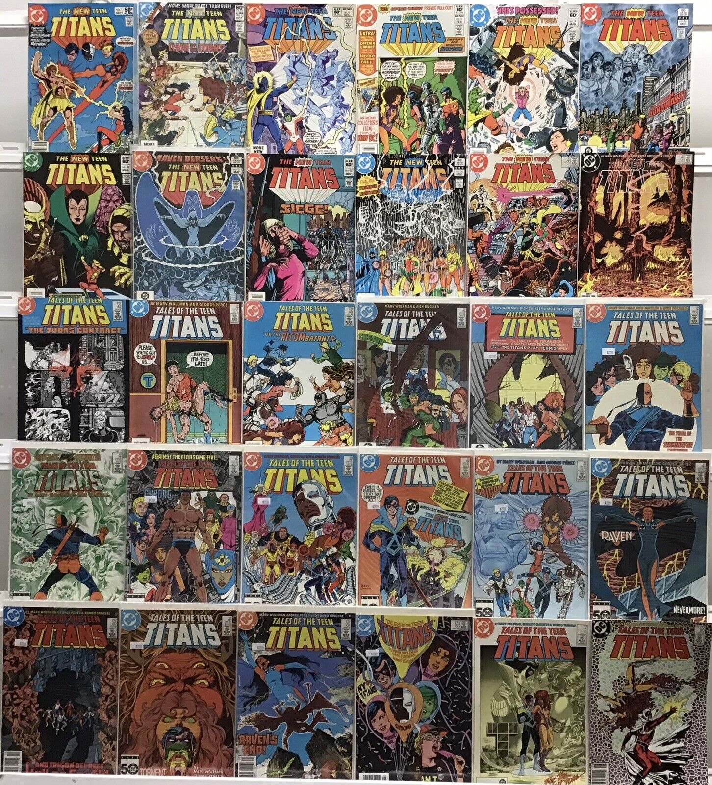 DC Comics - New Teen Titans - Comic Book Lot Of 40