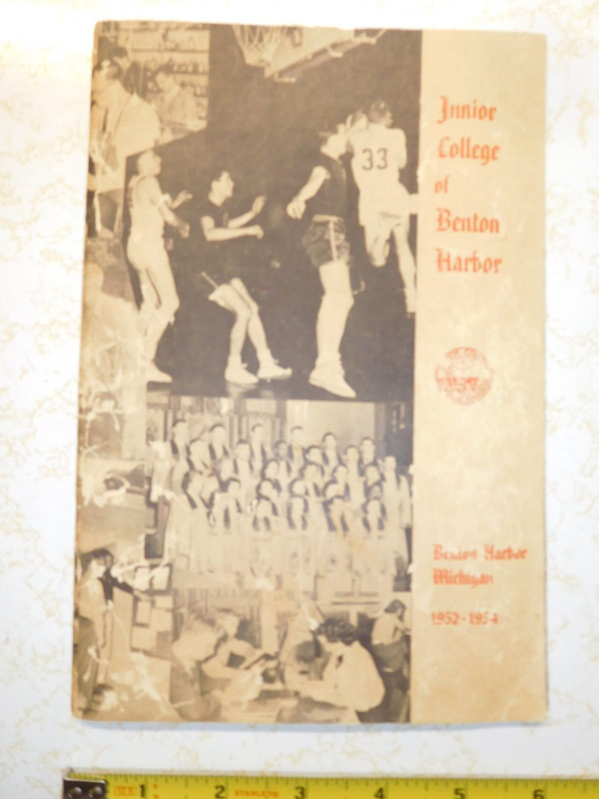 Rare Vintage 1952-54 Junior College of Benton Harbor, MI Course Catalog