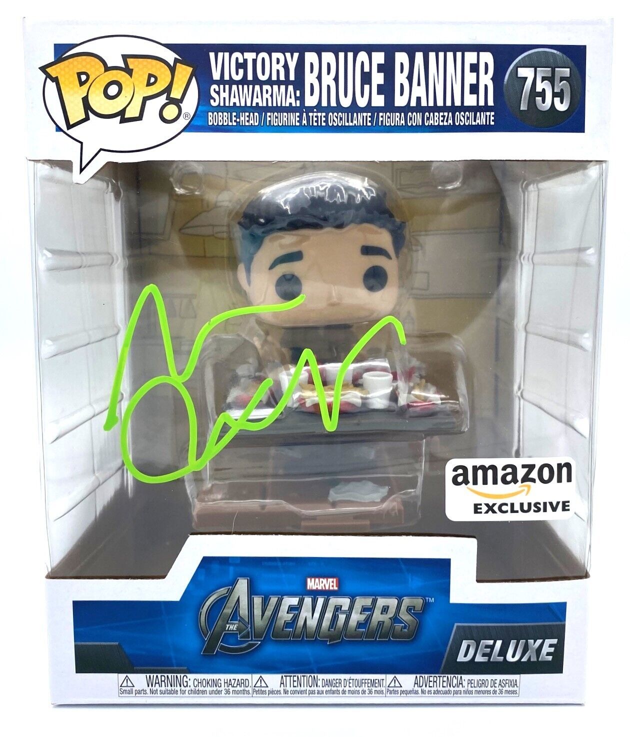 Mark Ruffalo Signed FUNKO POP - Bruce Banner - Hulk Avengers with COA Autograph
