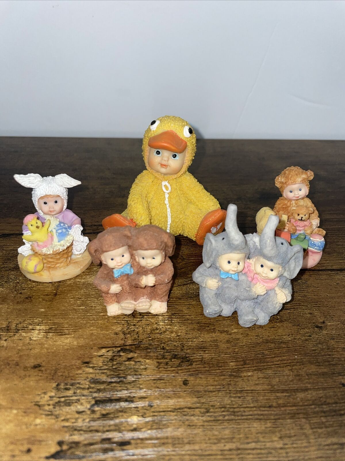 Vintage Dreamsicles Lot Duck Bear Dog Bunny Elephant Figures Holiday Easter Baby