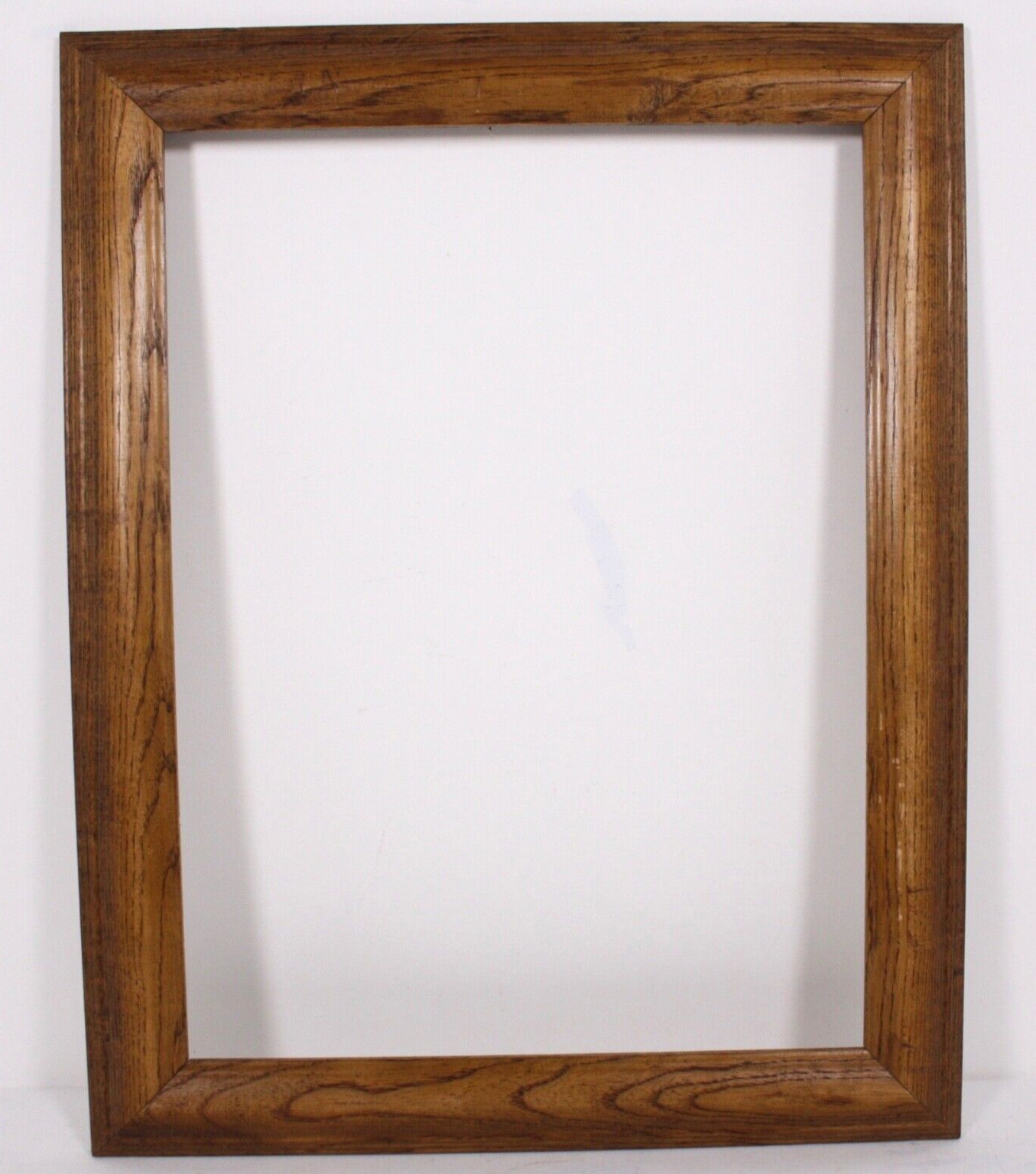 Solid Oak Classic True Vtg 19.5x16.5 Rustic Wood Frame for 16x12 Painting Print