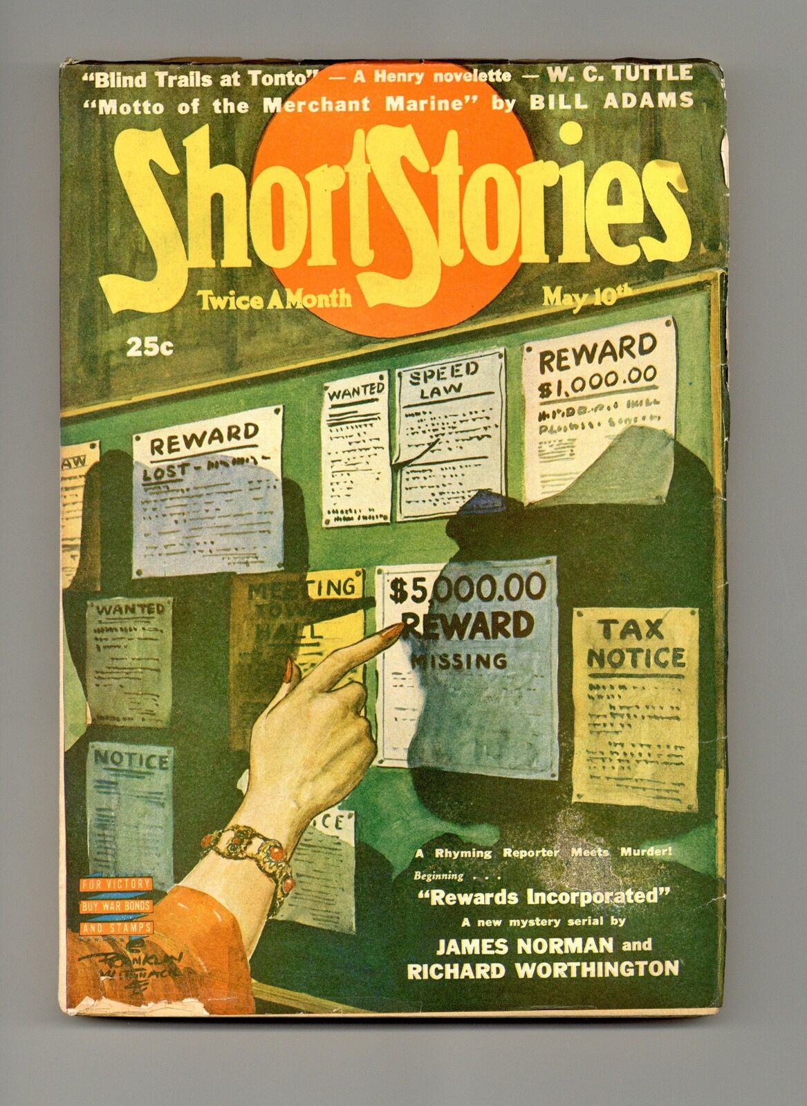 Short Stories Pulp May 10 1943 Vol. 183 #3 VG/FN 5.0