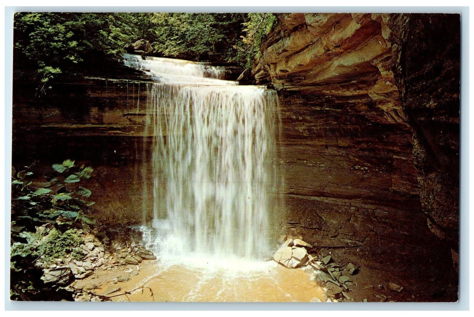 c1960s Clifty Falls Clifty Falls State Park Madison Indiana IN Unposted Postcard