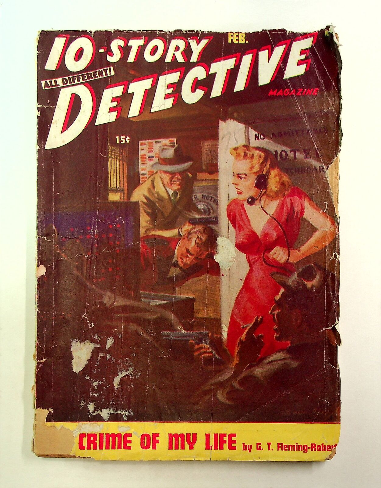 10-Story Detective Magazine Pulp Feb 1949 Vol. 16 #4 FR/GD 1.5