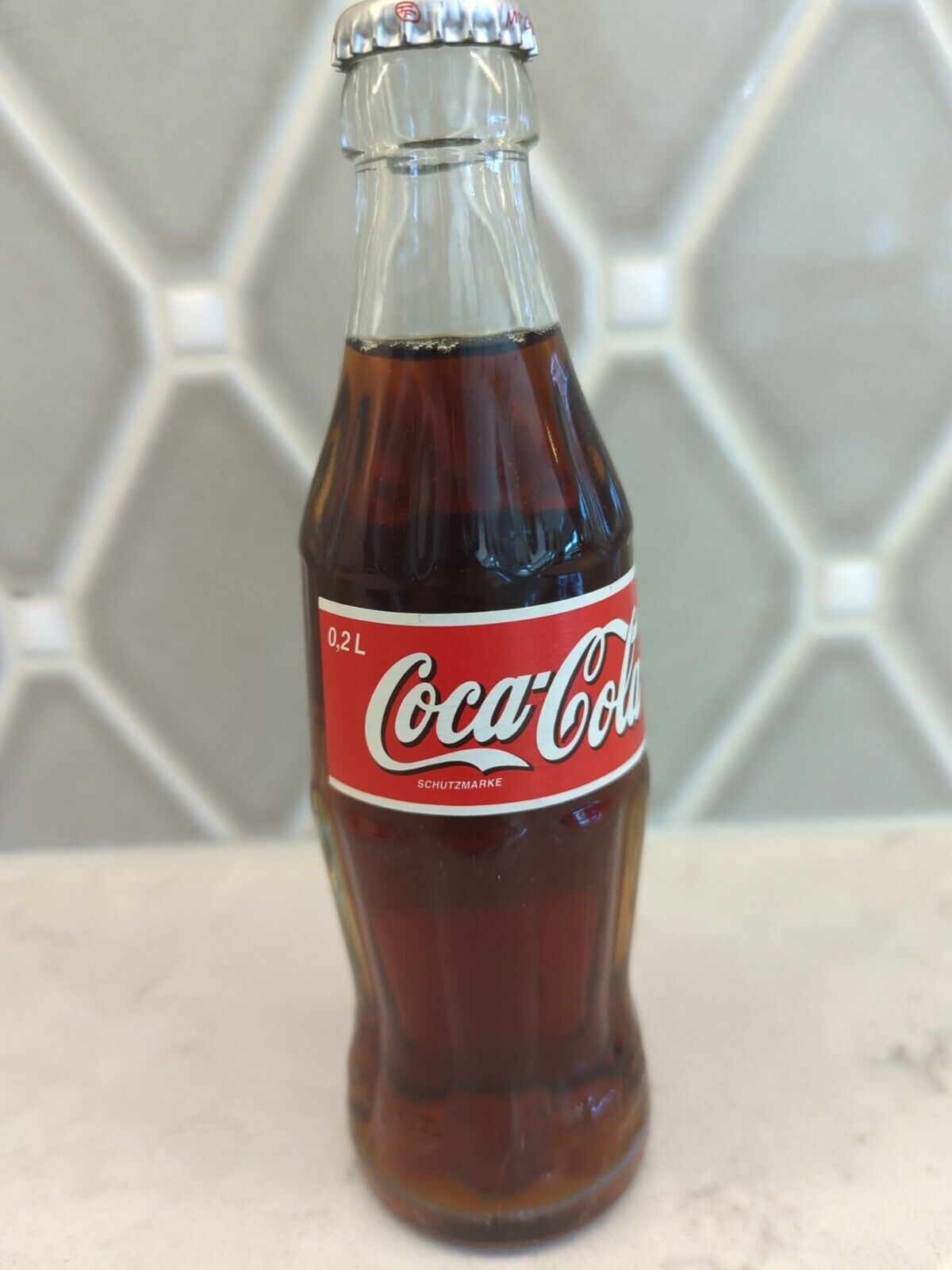 Vintage .2L (6.76 fl. oz) UNOPENED glass Coca-Cola bottle BERLIN 1998