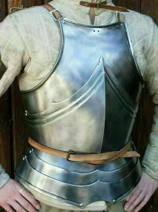 16GA Steel Medieval Upper Body Gothic Armor Breastplate/ Cuirass Knight Armor