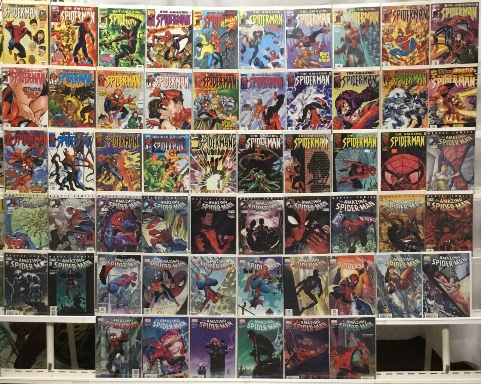 Marvel Comics The Amazing Spider-Man Run Lot 1-58 Missing 30,36 VF/NM 1999