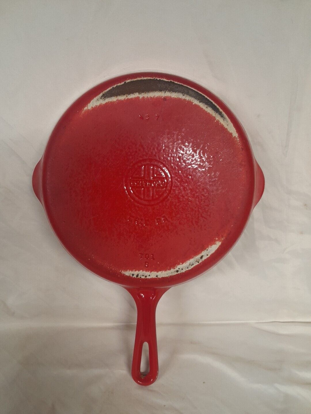 Vintage Griswold No. 7 701 B Red Skillet