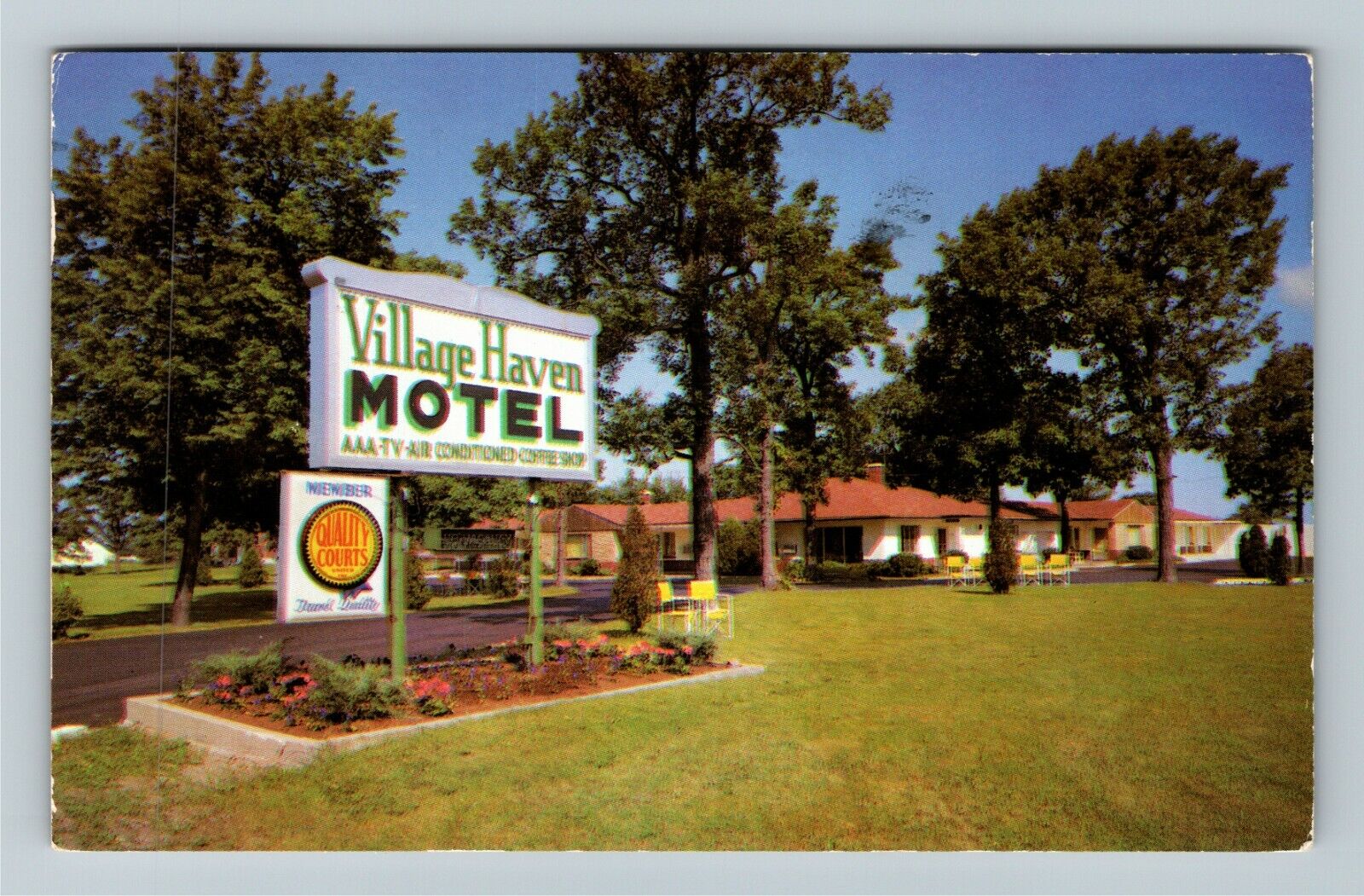 Clarence NY-New York, Village Haven Motel, Advertising, c1961 Vintage Postcard