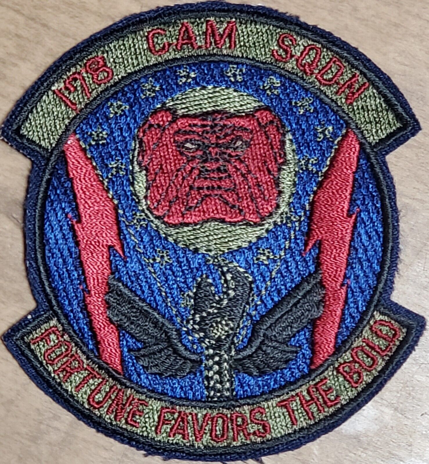 USAF 178th CAM CONSOLIDATED AIRCRAFT MAINTENANCE SQDN Patch Subdued VTG ORG MIL