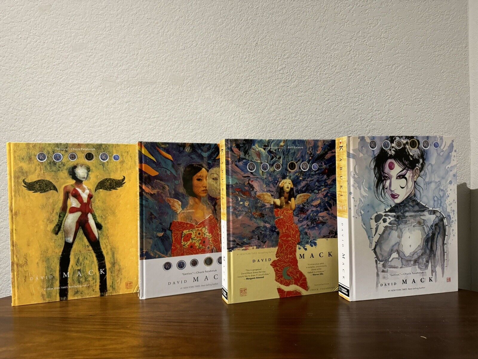 Kabuki | David Mack | Library Edition | Vol 1, 2, 3, & 4 | HC - VG
