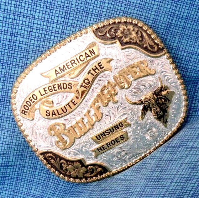 Gist Bullfighters Salute Rodeo Legends Belt Buckle #4 LE Unsung Heroes   .MDA007