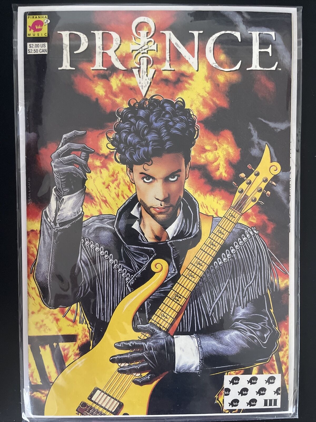 Prince Alter Ego #1 (Piranha Music) Brian Bolland Rare 3rd Printing