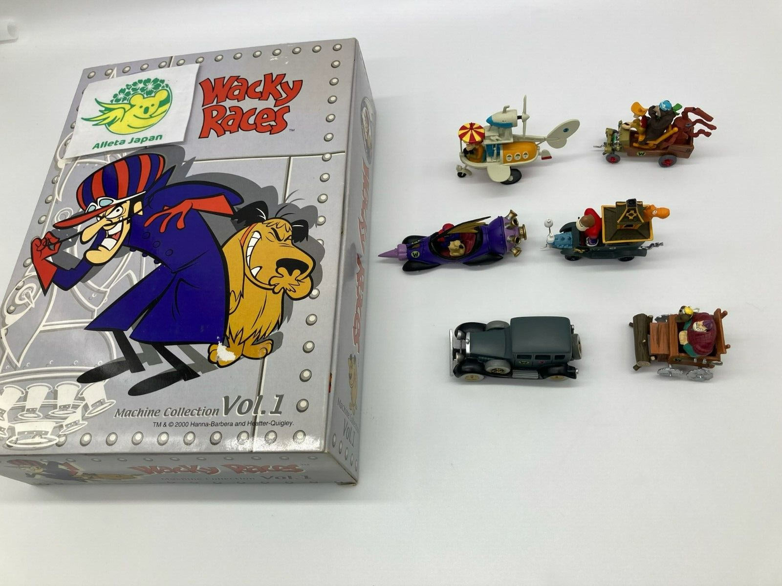 Kensin Wacky Races Vol.1 Mean Machine Collection Hanna Barbera Toy 6 Car vehicle
