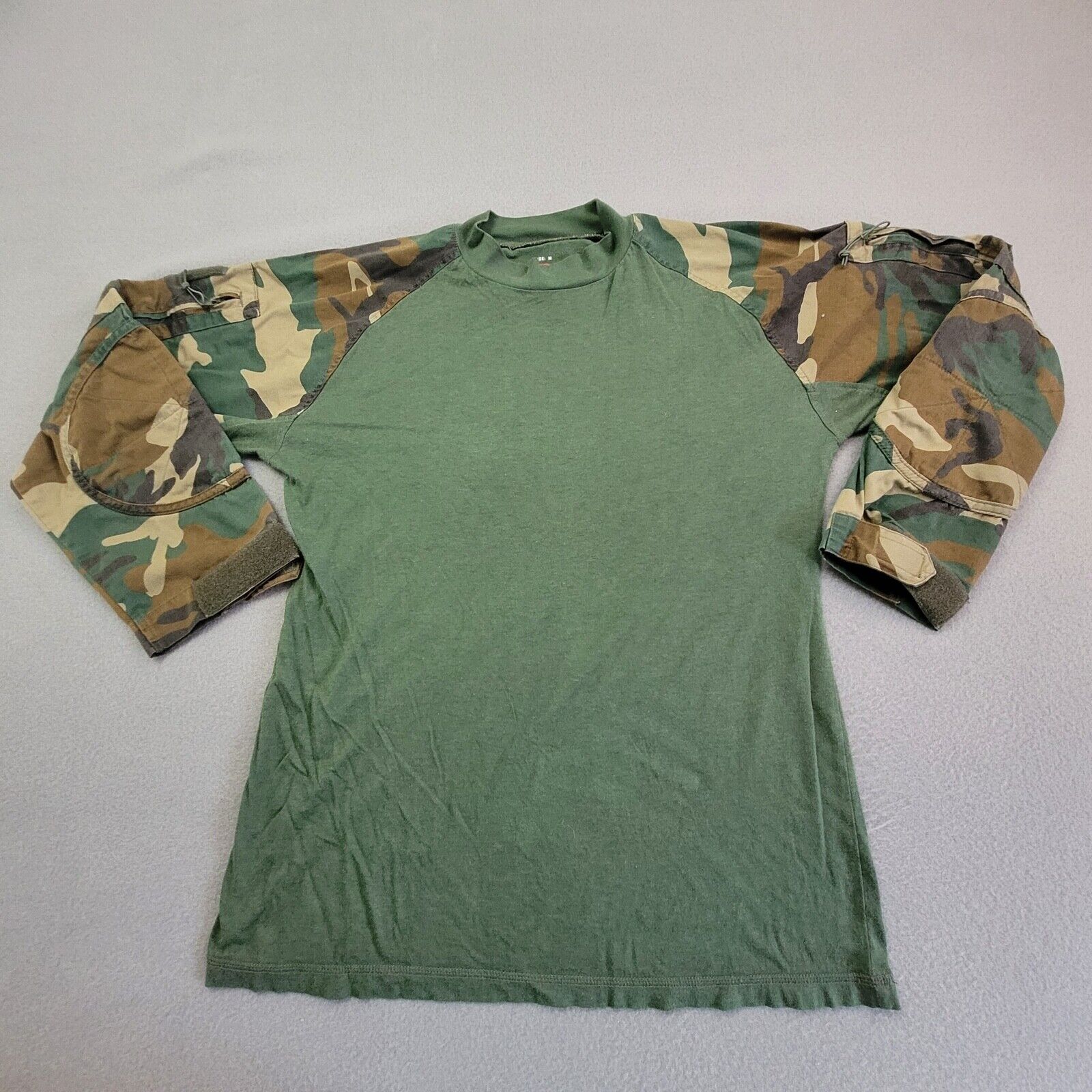 Rothco Combat Shirt Mens Medium Green Woodland Camo Digital Tactical Airsoft