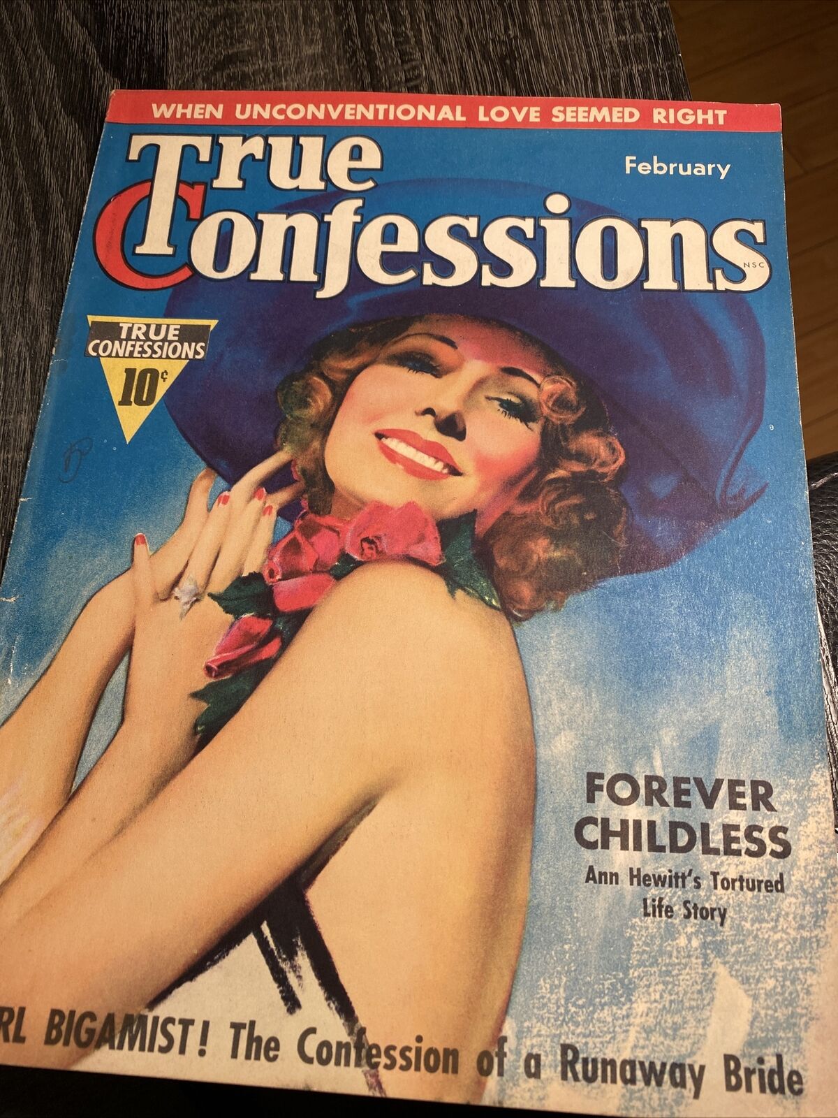 True Confessions Magazine February 1937 Volume 30 Cover Ann Hewitt
