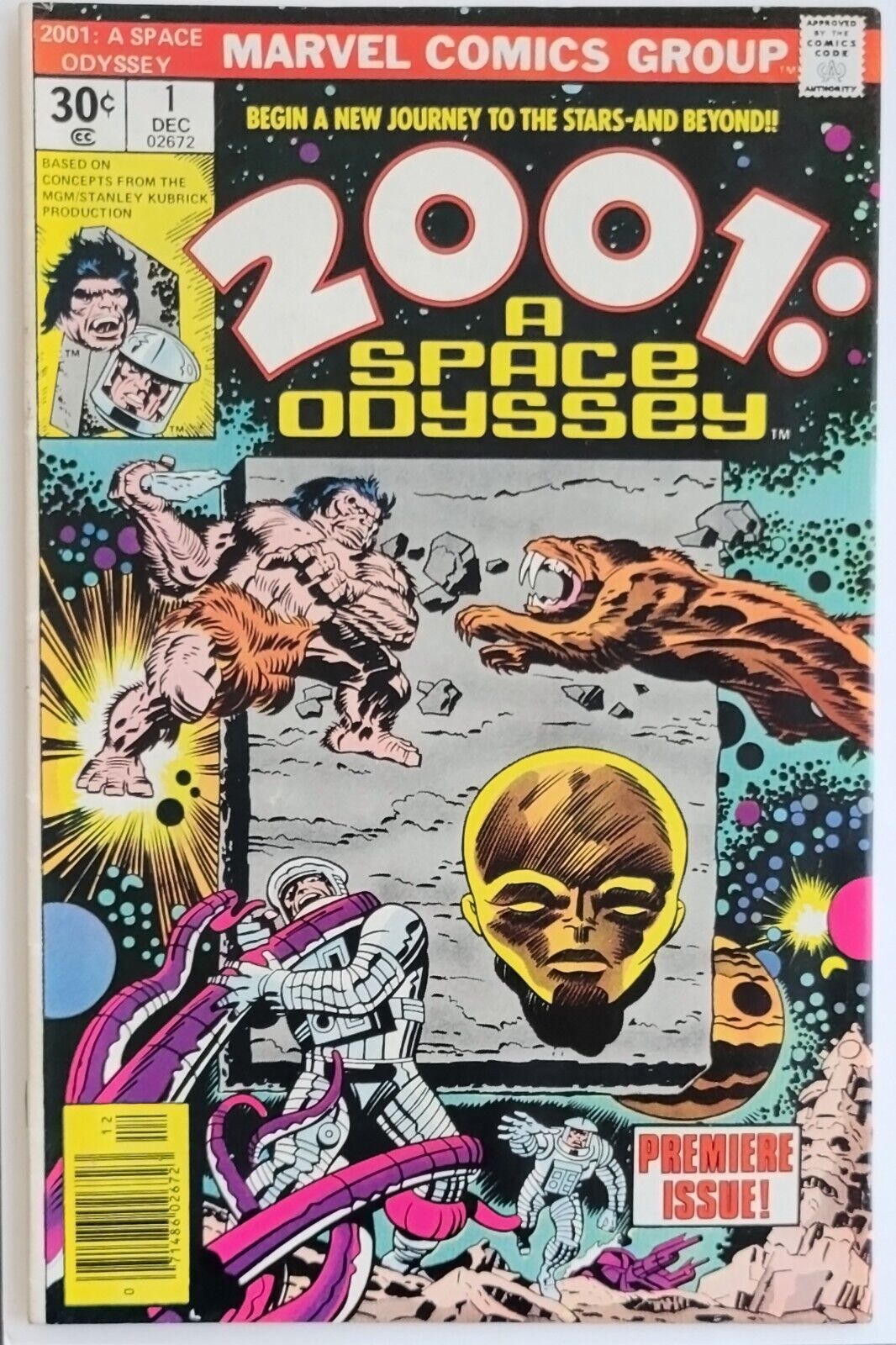 2001: A Space Odyssey #1 (1976) Key Comic Based on Stanley Kubrick SciFi Classic