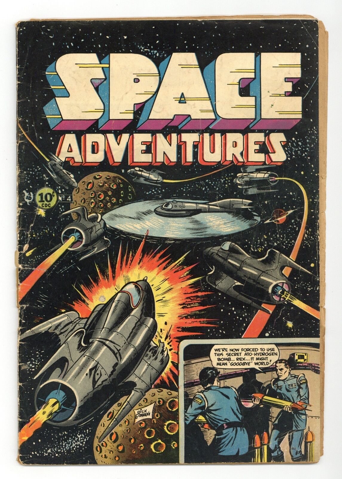 Space Adventures #4 GD- 1.8 1953
