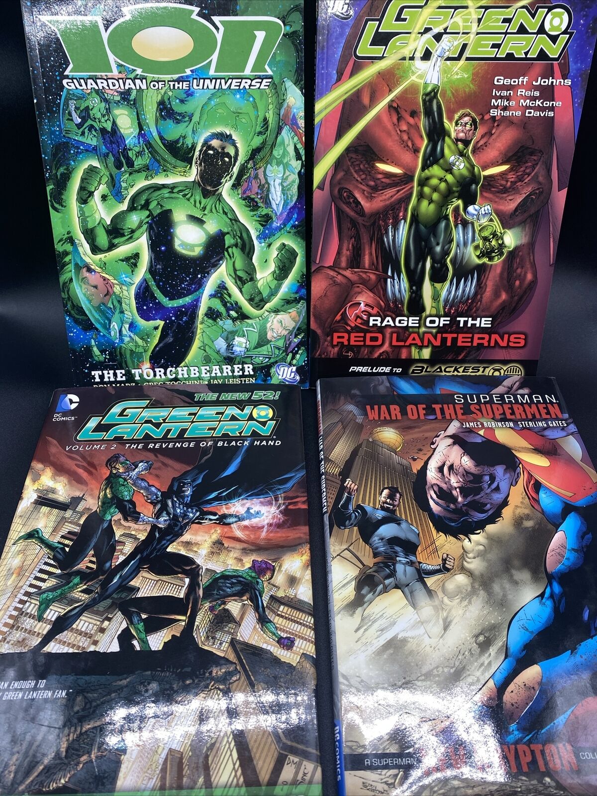 DC Comics Graphic Novels Lot Of 4 ION Green Lantern Superman HB PB