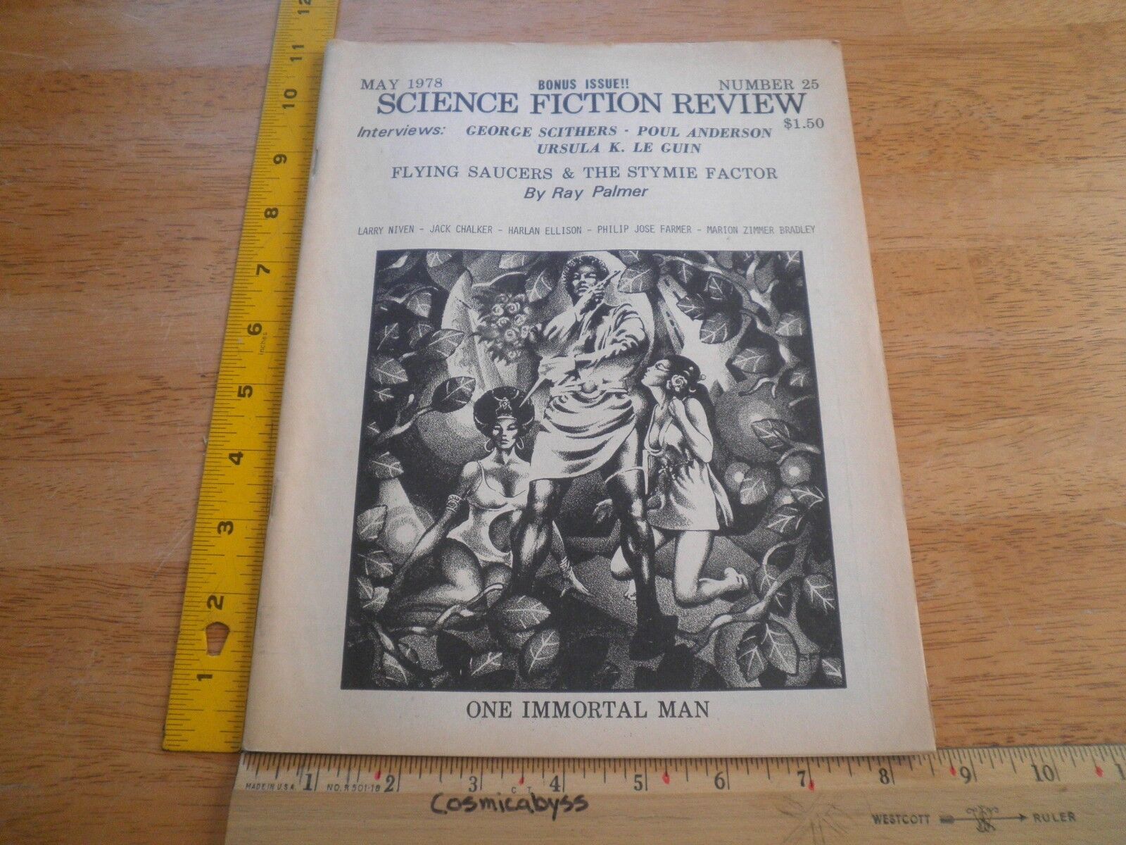 Larry Niven Harlan Ellison Science Fiction Review 1978 magazine Ursula K LeGuin