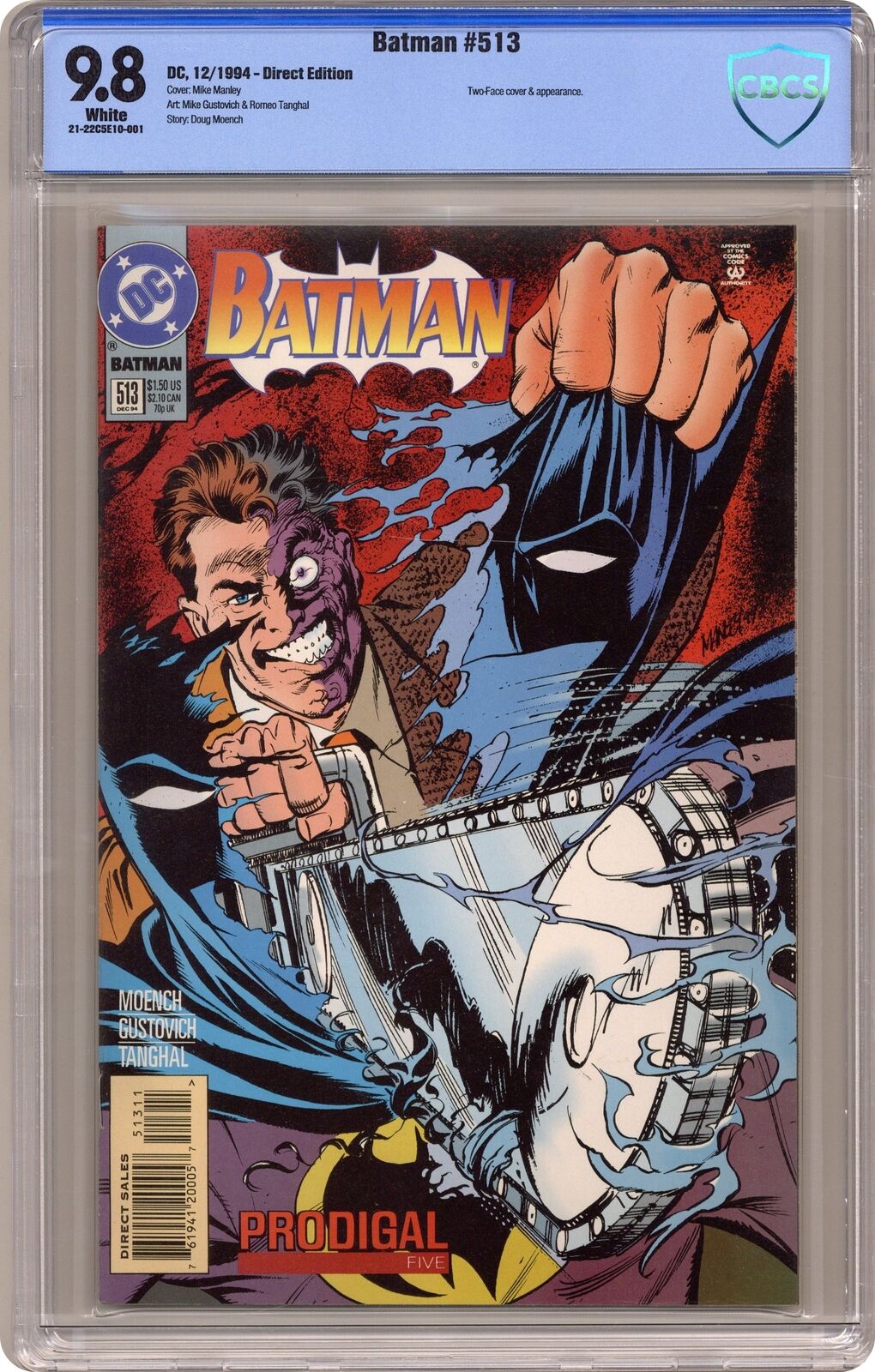 Batman #513 CBCS 9.8 1994 21-22C5E10-001