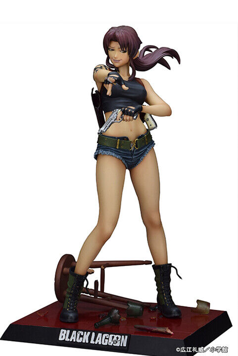 Black Lagoon Revy Two Hand 1/6 Scale Ver. B Statue US Seller