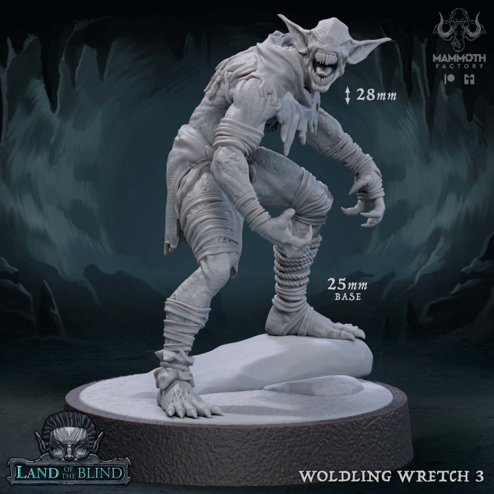 Woldling Wretch 3  | DnD Miniature | TTRPG Miniature