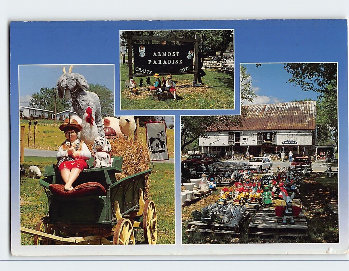 Postcard Almost Paradise Crafts, Gordonville, Pennsylvania