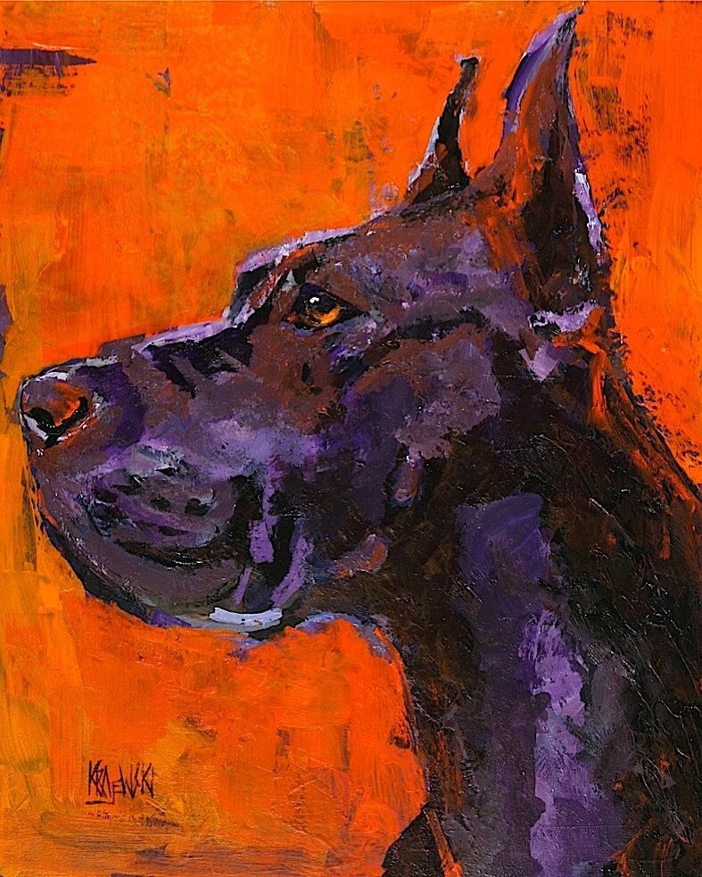 Great Dane Gifts | Art Print from Painting | Wall Art, Home Decor, Poster 11x14