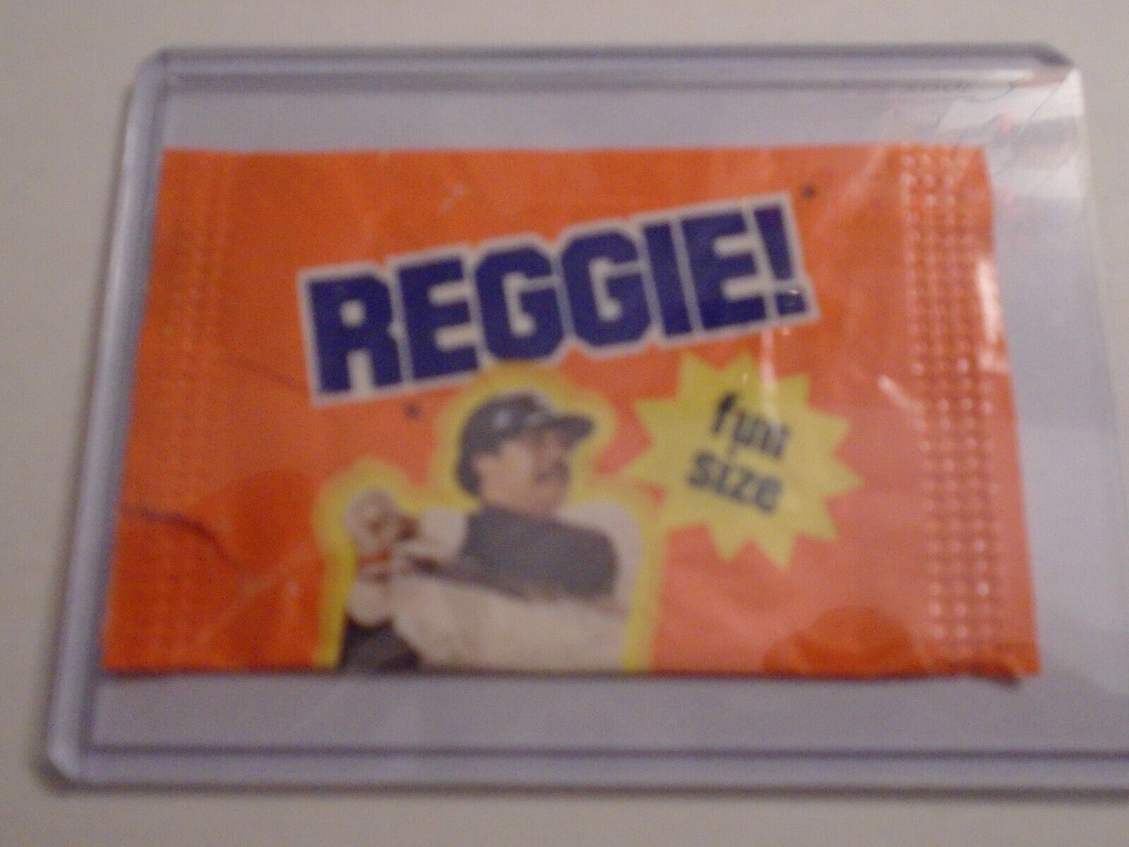 Vintage REGGIE candy bar wrapper-1970\'s- rare bite size