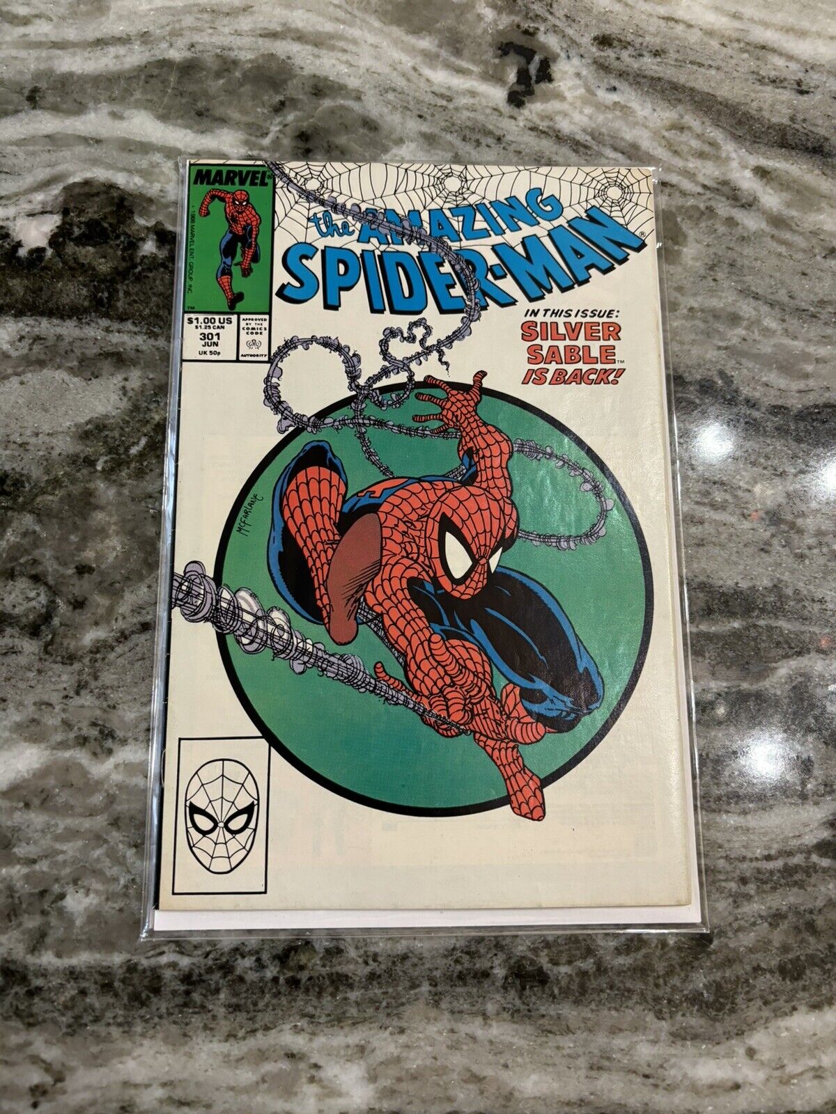 Amazing Spider-Man #301 Marvel 1988 Classic Cover McFarlane Mid Grade