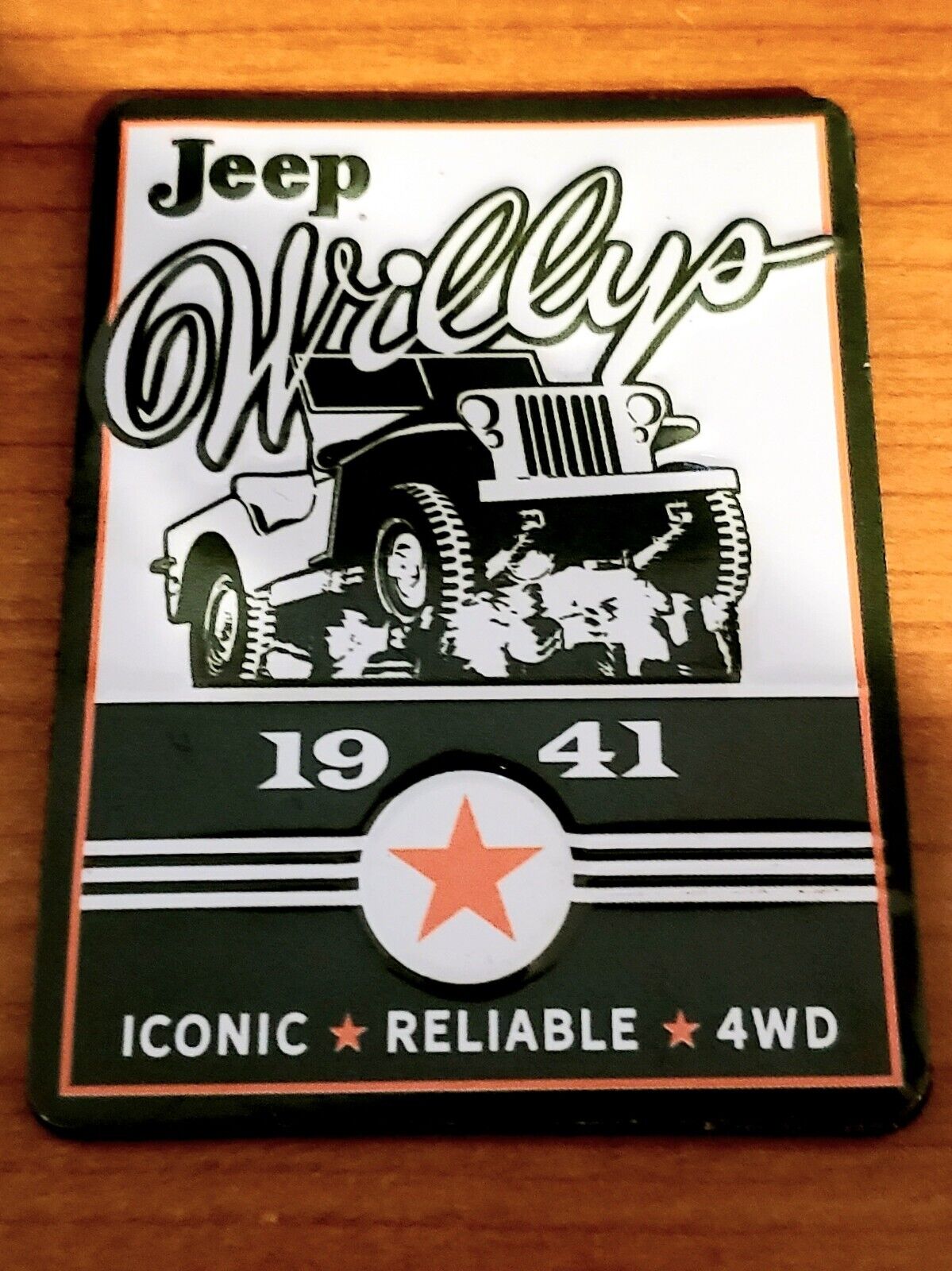 Jeep Willys Refrigerator Magnet 