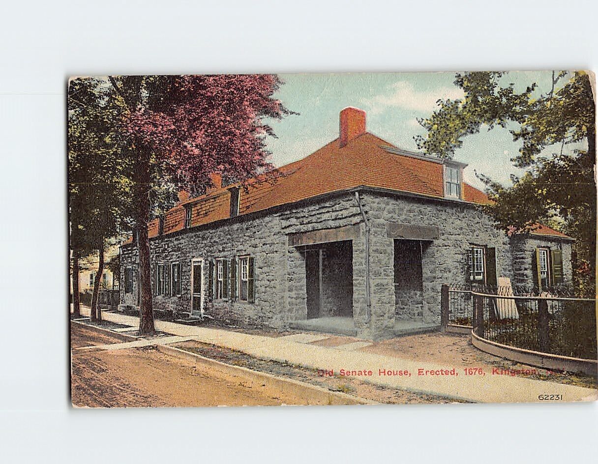 Postcard Old Senate House Kingston New York USA