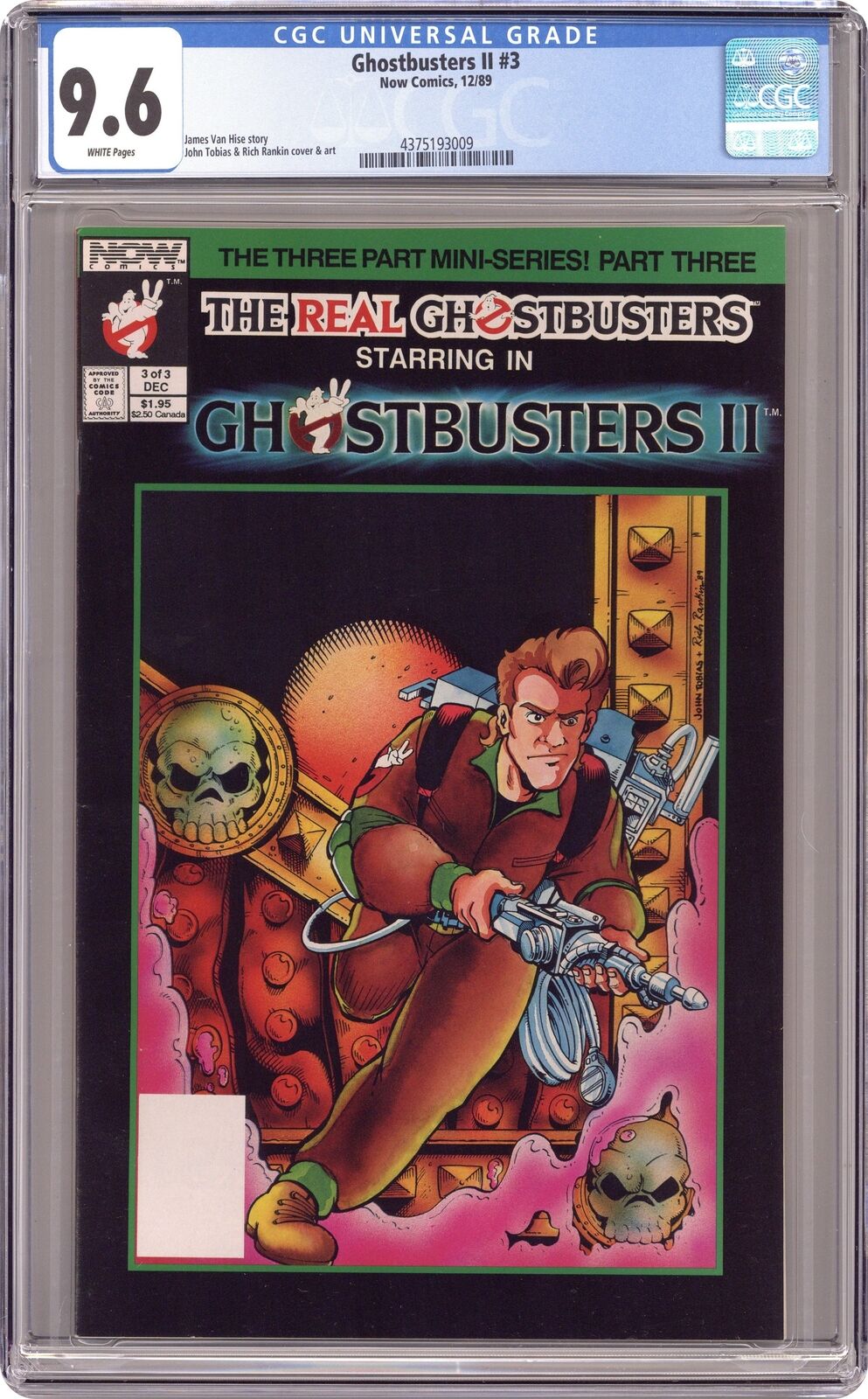 Ghostbusters II #3 CGC 9.6 1989 4375193009