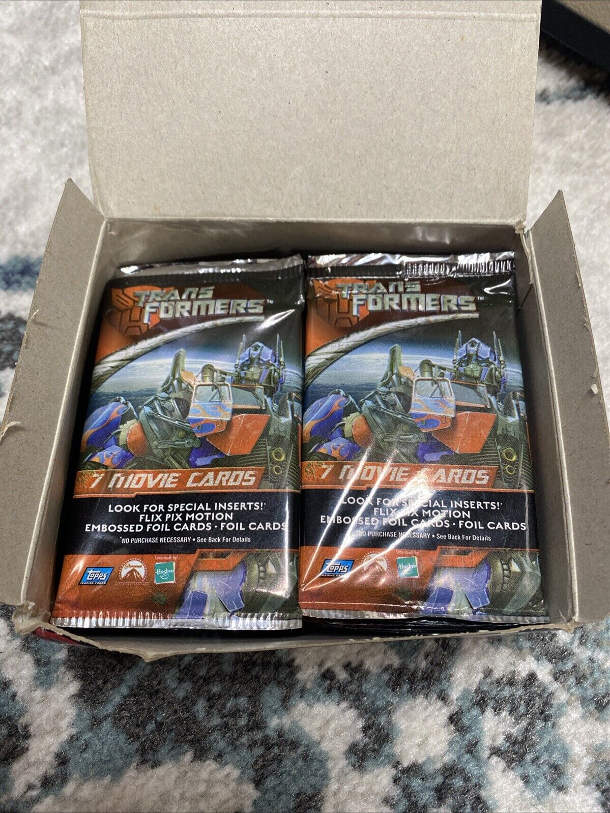 2007 TOPPS TRANSFORMERS MOVIE TRADING CARDS 24 PACK BOX SEALED BRAND NEW