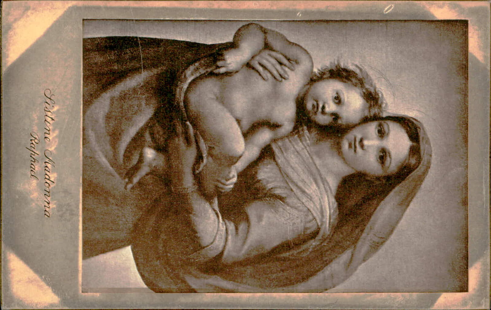 Postcard: Sistine Madonna Raphael