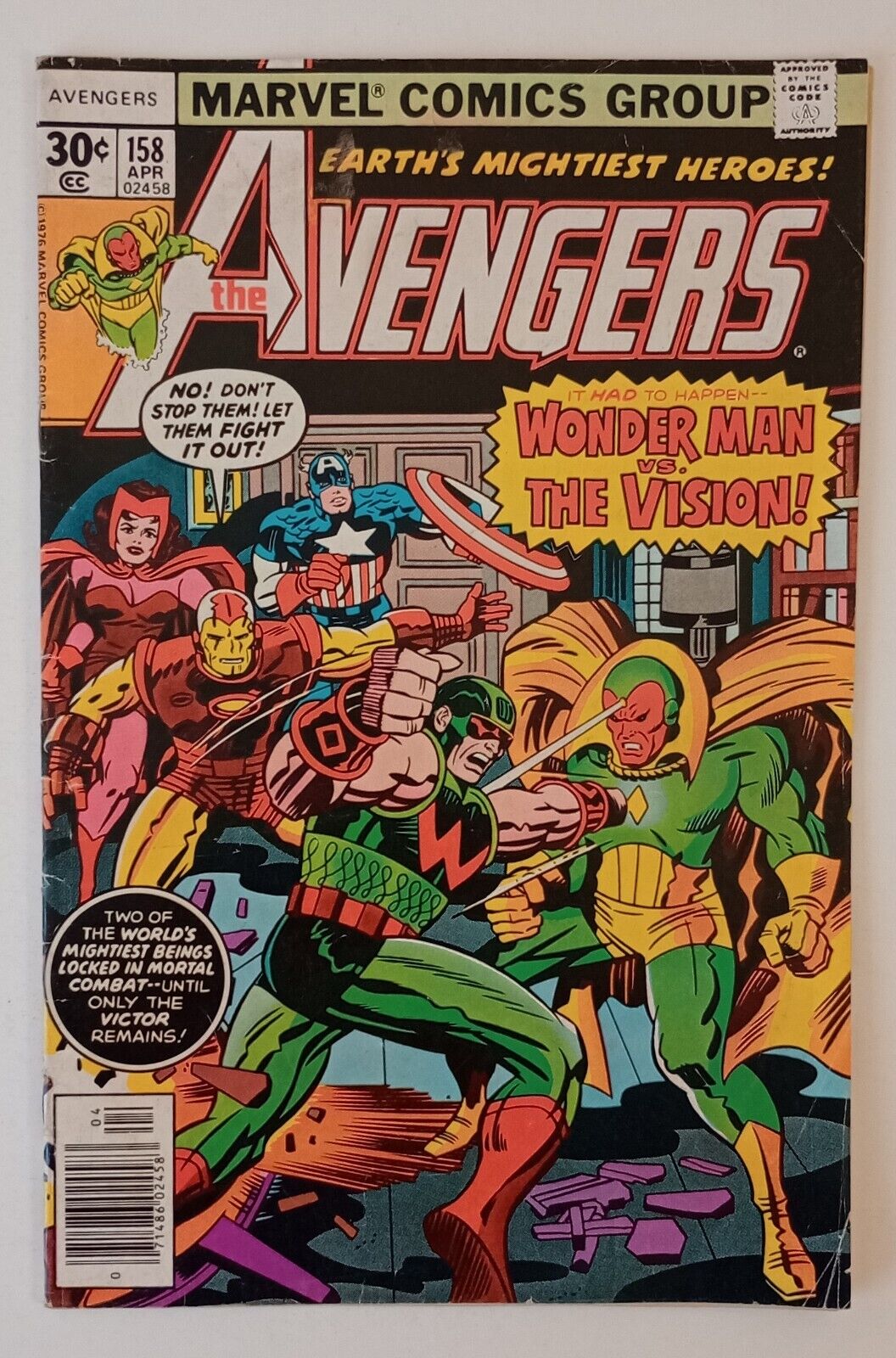Avengers #158  (1st Appearance & Origin of Graviton) 1977 