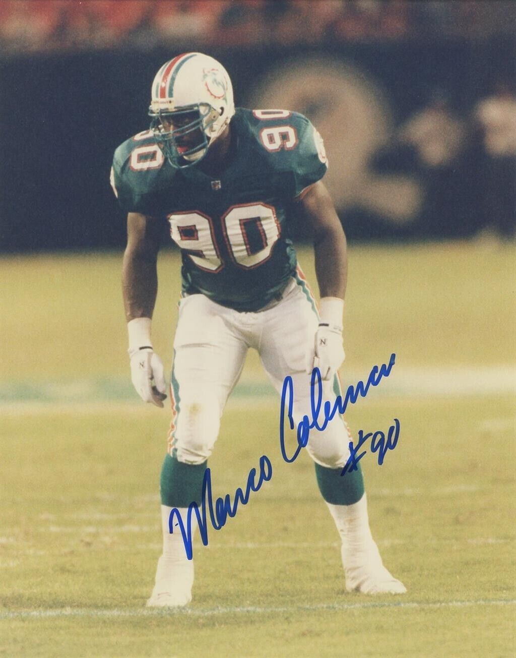 Marco Coleman- Signed Photograph (Miami Dolphins)