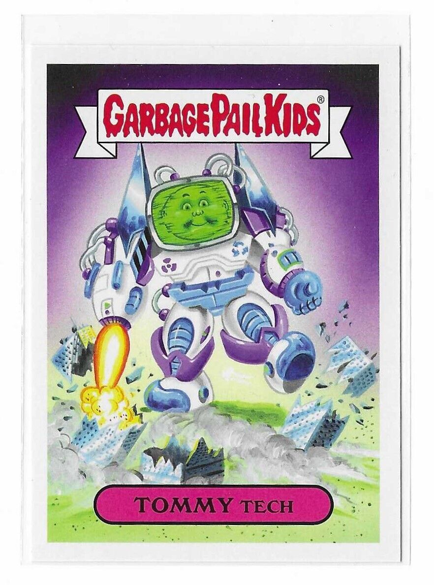 2017 Garbage Pail Kids Adam-Geddon Monsters Tommy Tech 3b