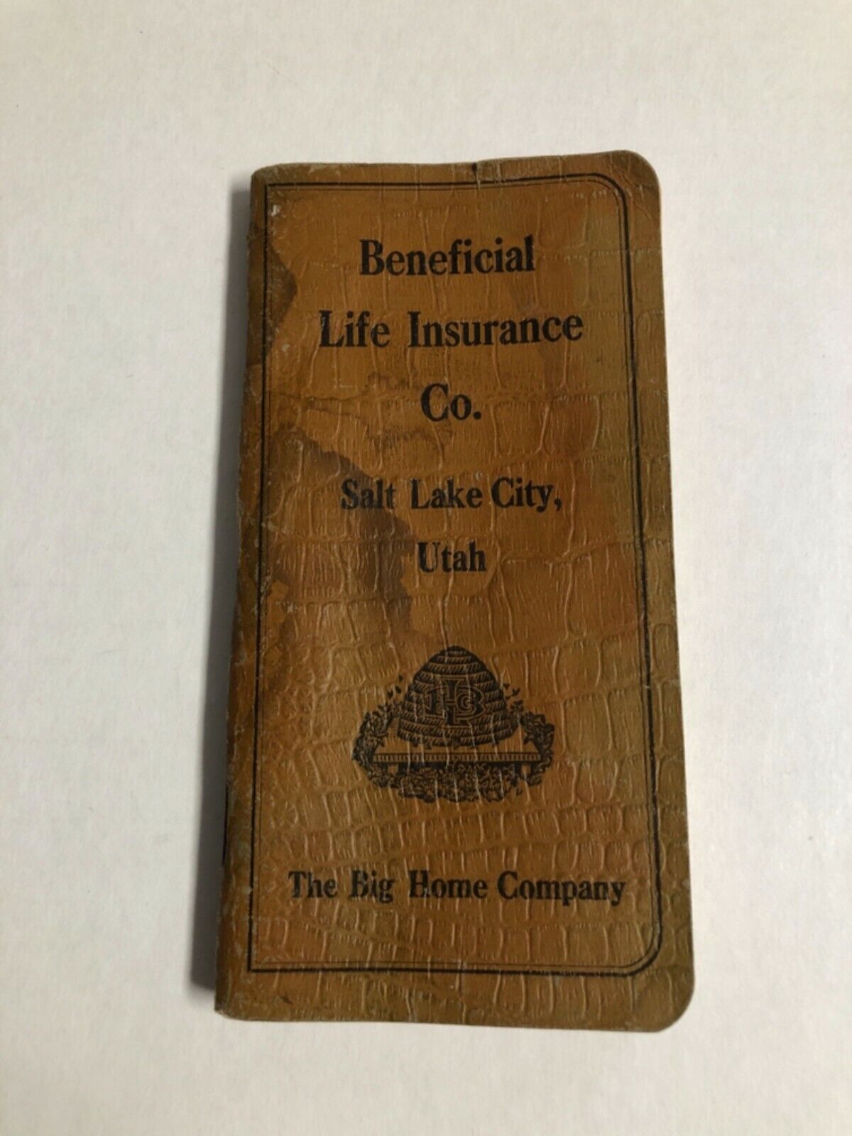 1930 Beneficial Life Insurance Co. Notebook - Unused - Vintage
