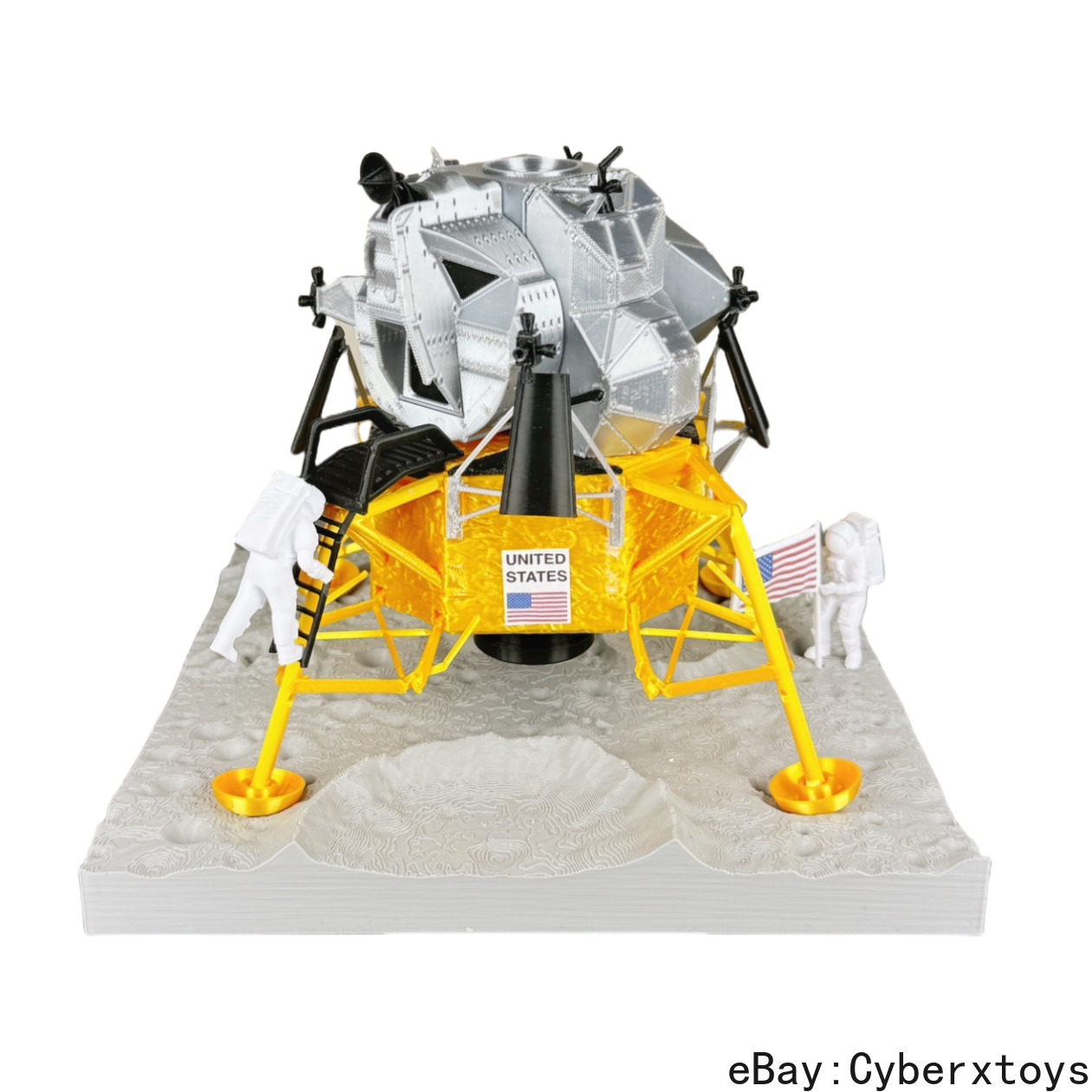 1/48 Scale NASA Apollo LM Lunar Module Model 3D Build LEM 