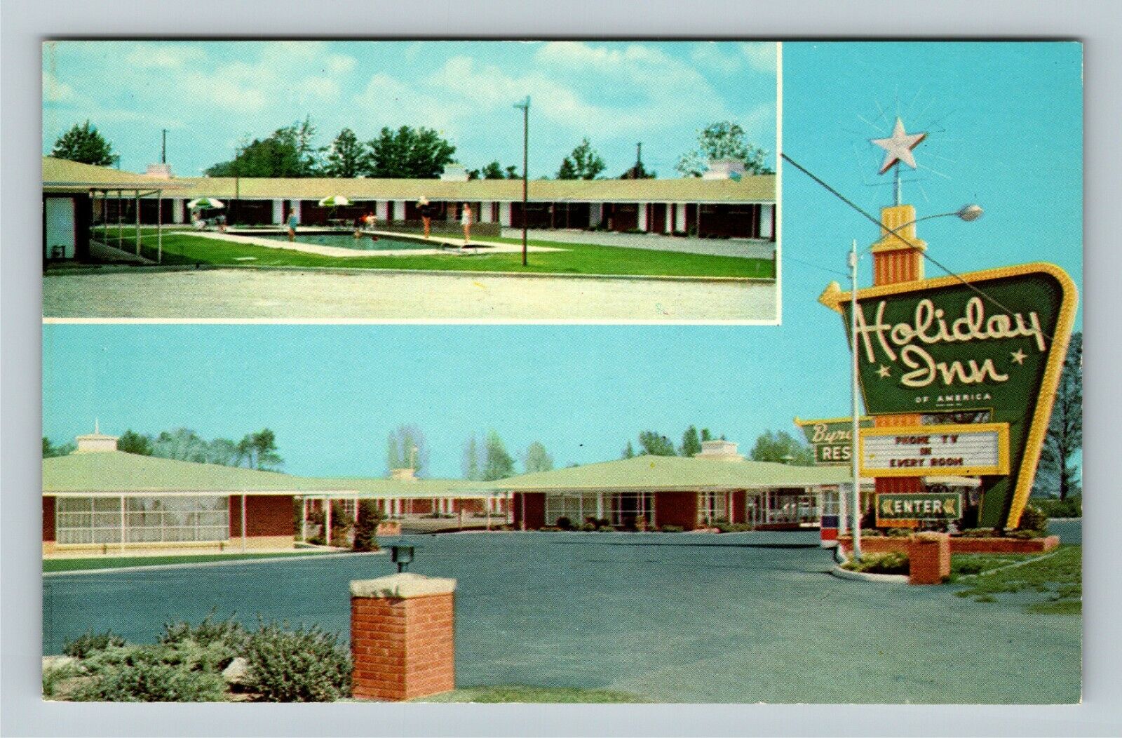 Allendale SC-South Carolina, Holiday Inn Antique Vintage Souvenir Postcard