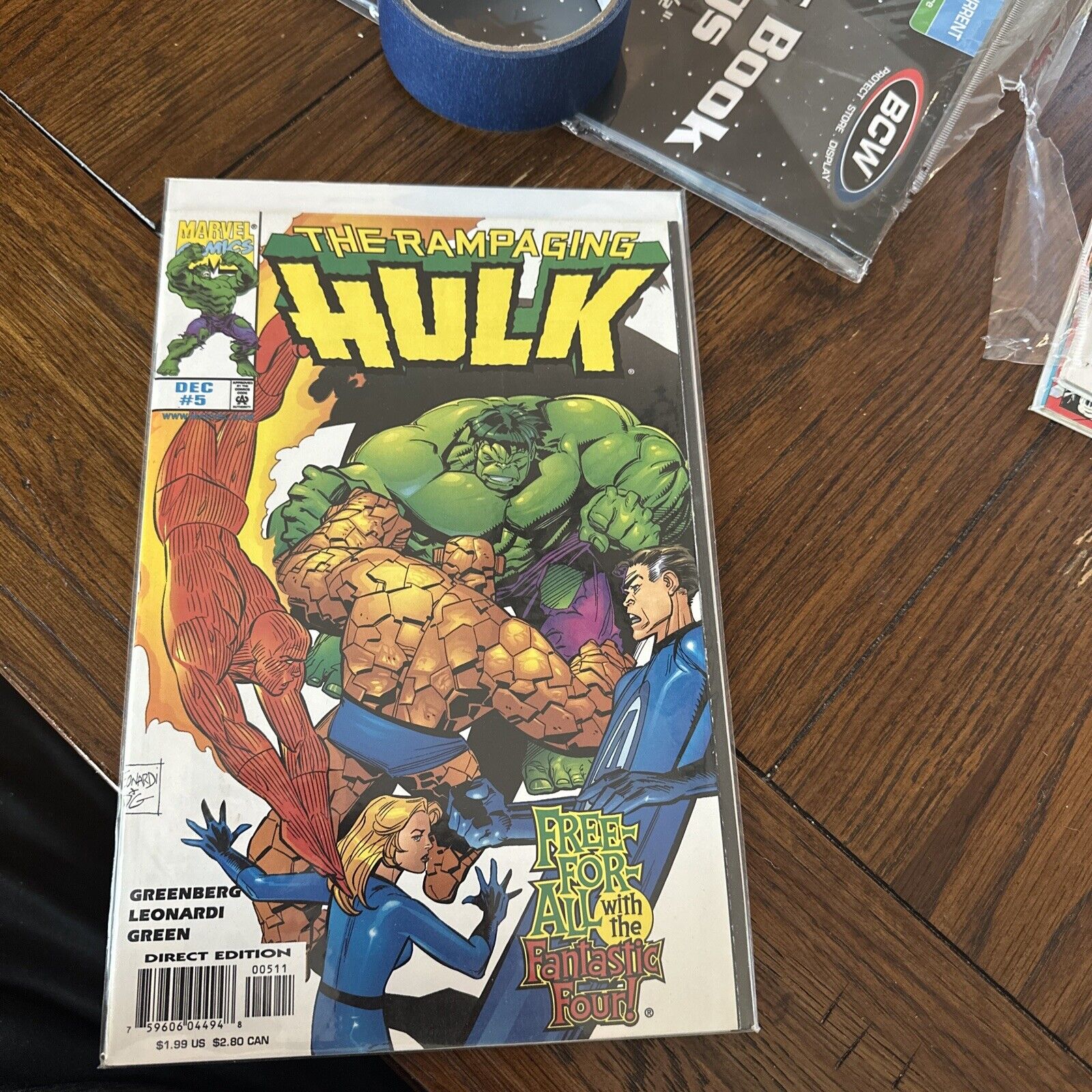The Rampaging HULK #5 (1999 Marvel) Guest Starring Fantastic Four