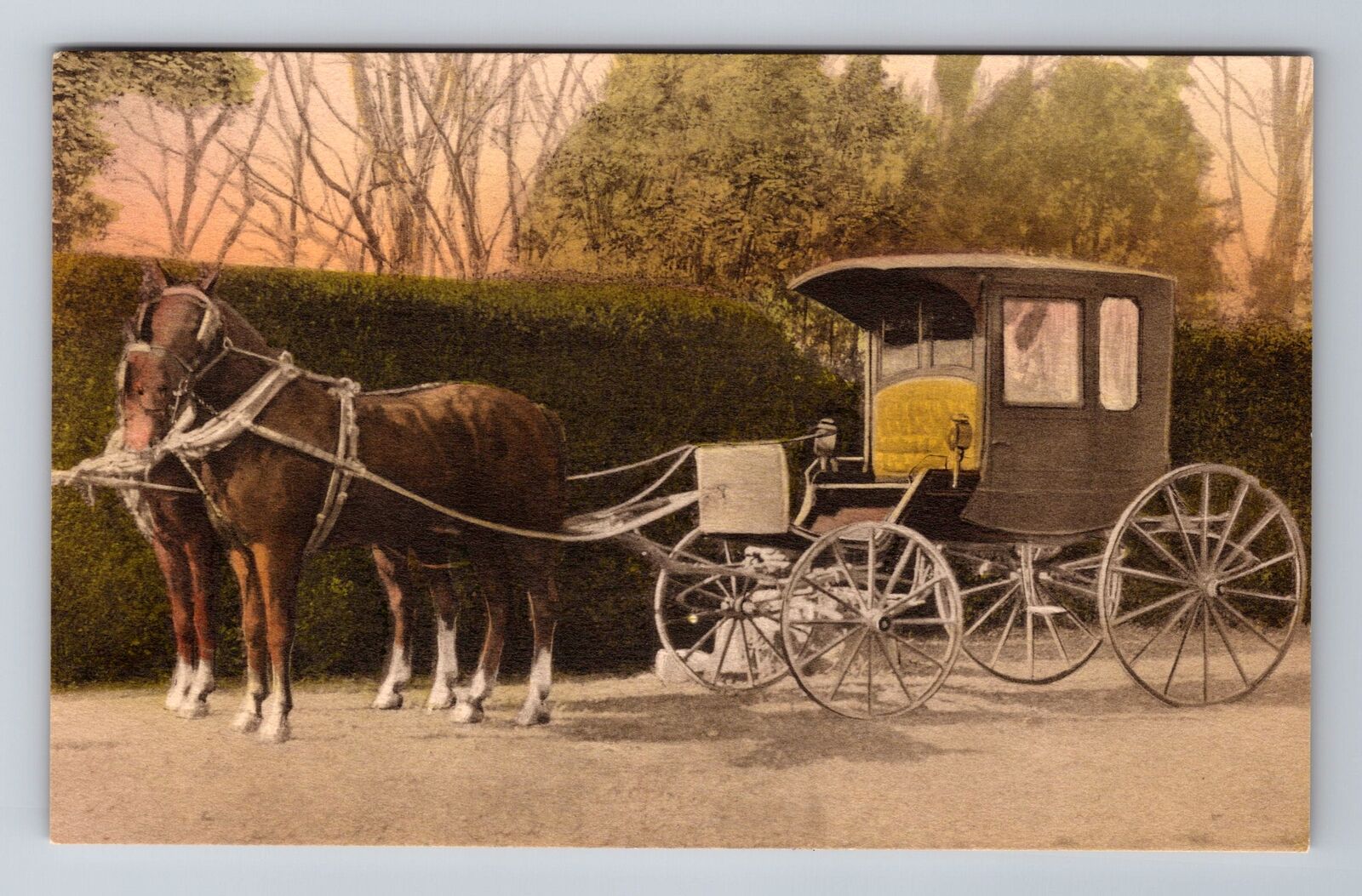 Charlottesville VA-Virginia President Monroe Carriage, Antique, Vintage Postcard