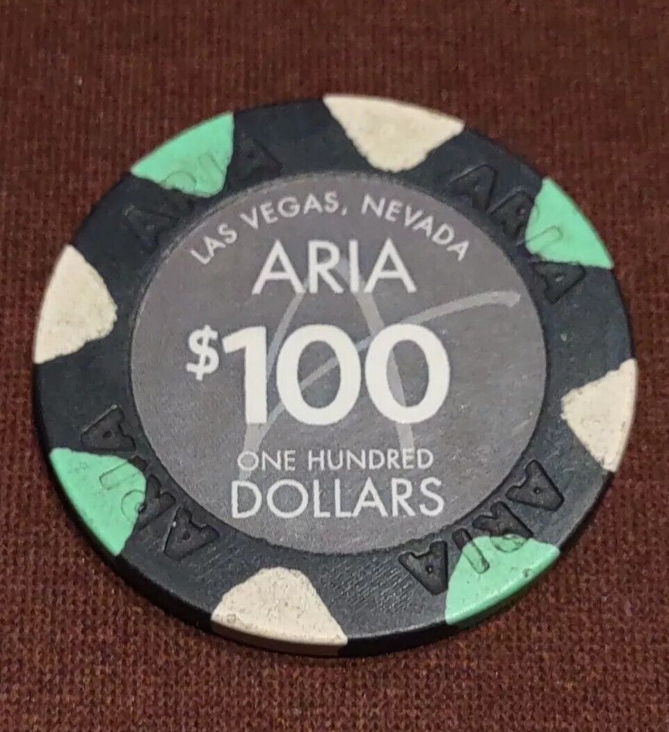 $100 Aria Las Vegas Poker Chip