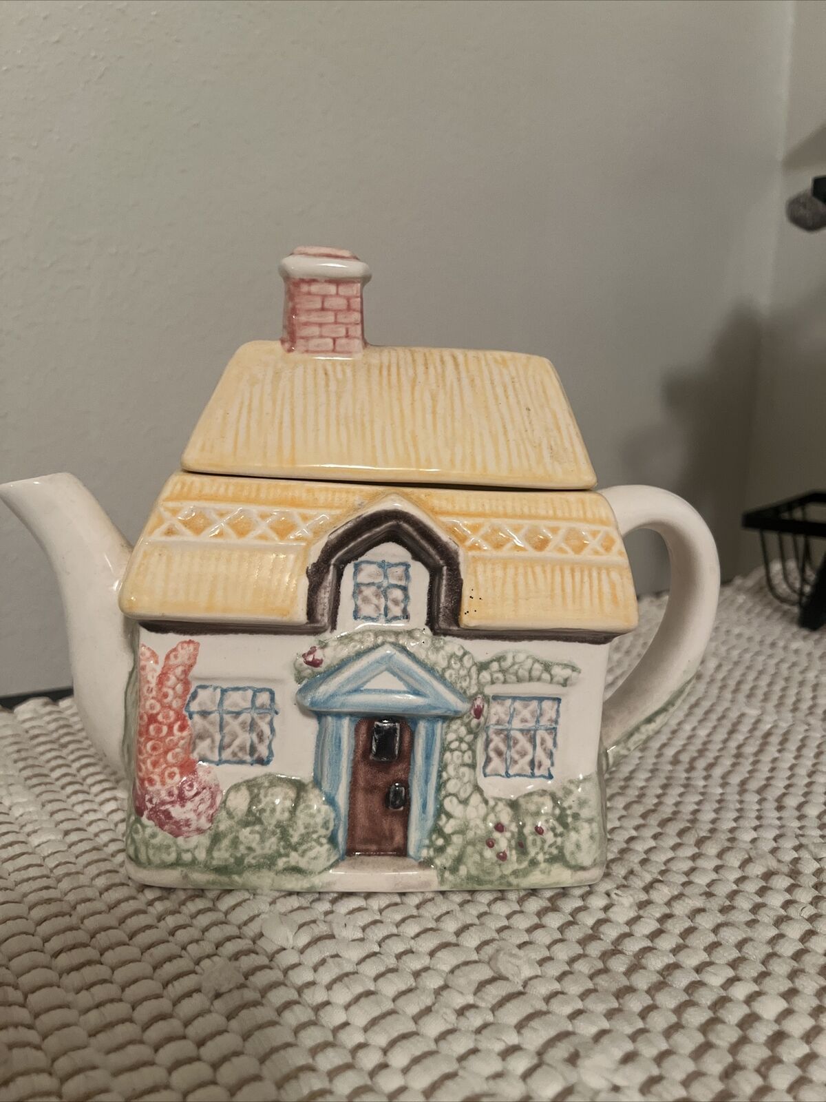 Vintage Houston Harvest Ceramic Teapot