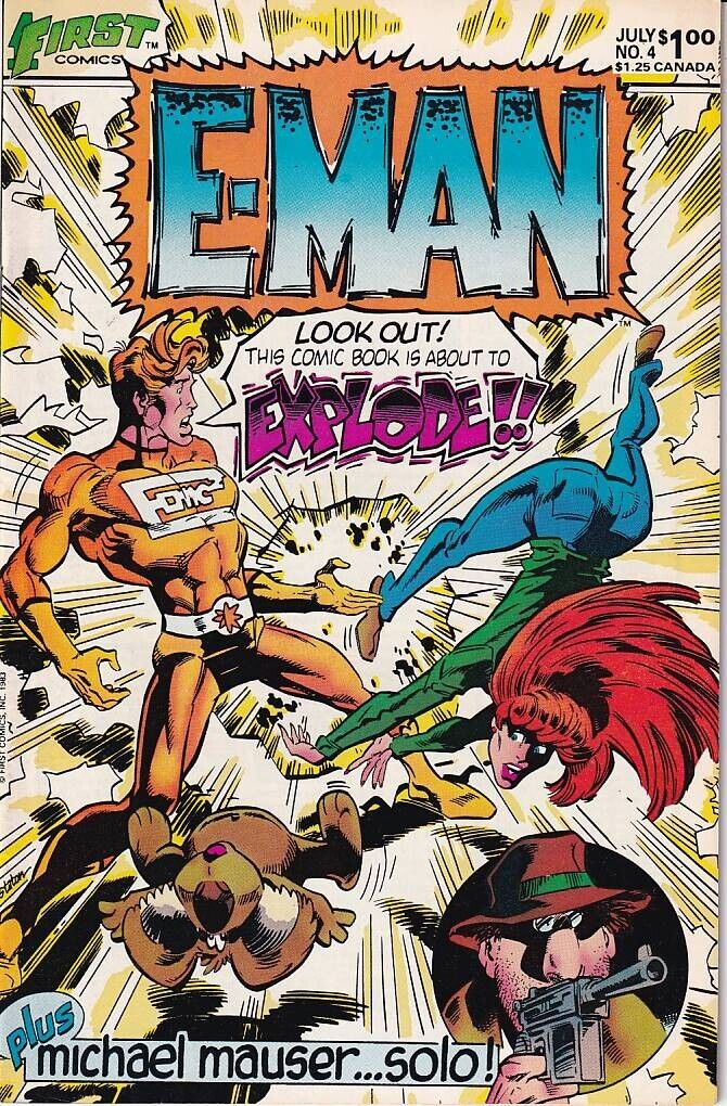 44050: Modern Comics E-MAN #4 VF Grade