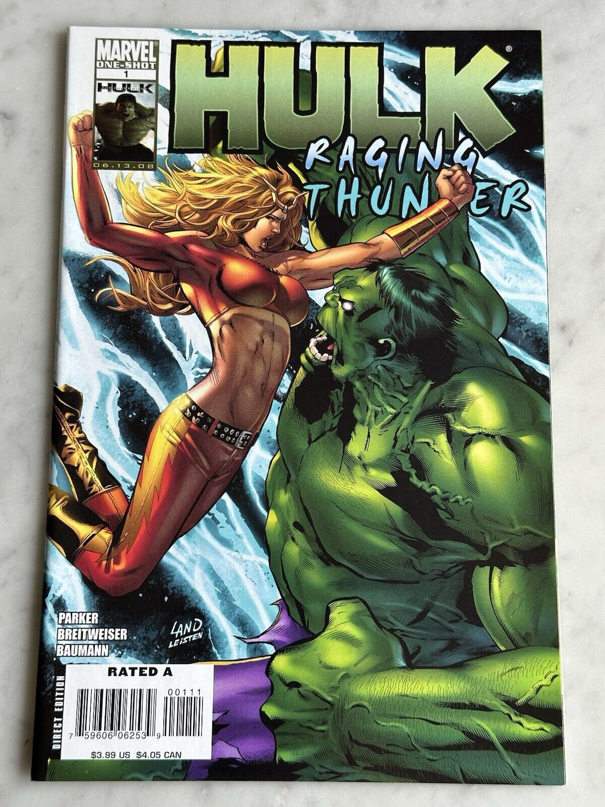 Hulk: Raging Thunder #1 NM 9.4  -Buy 3 for  (Marvel, 2008)