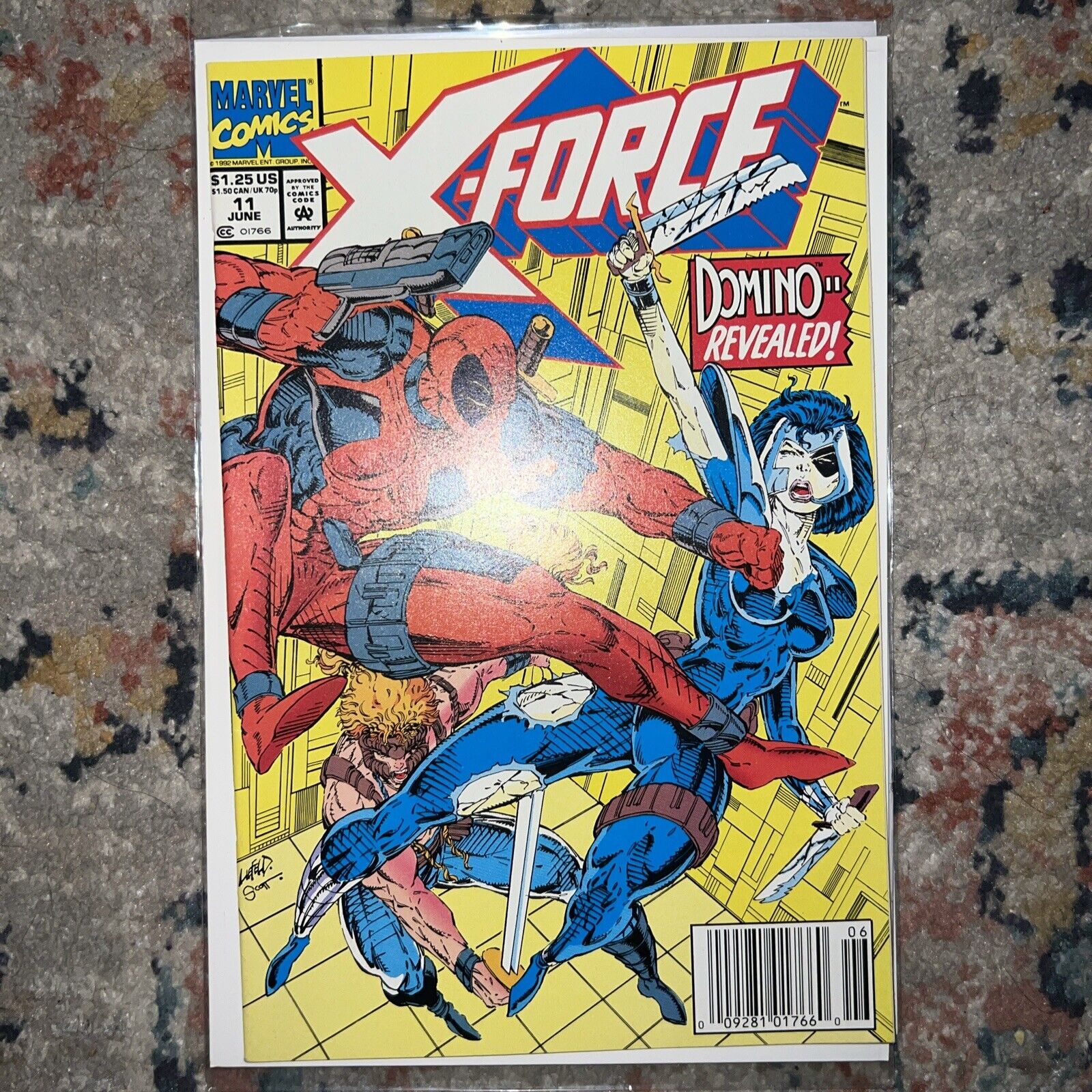 X-Force #11 (1992) 2nd Domino ~ Newsstand ~ Marvel Comics NM