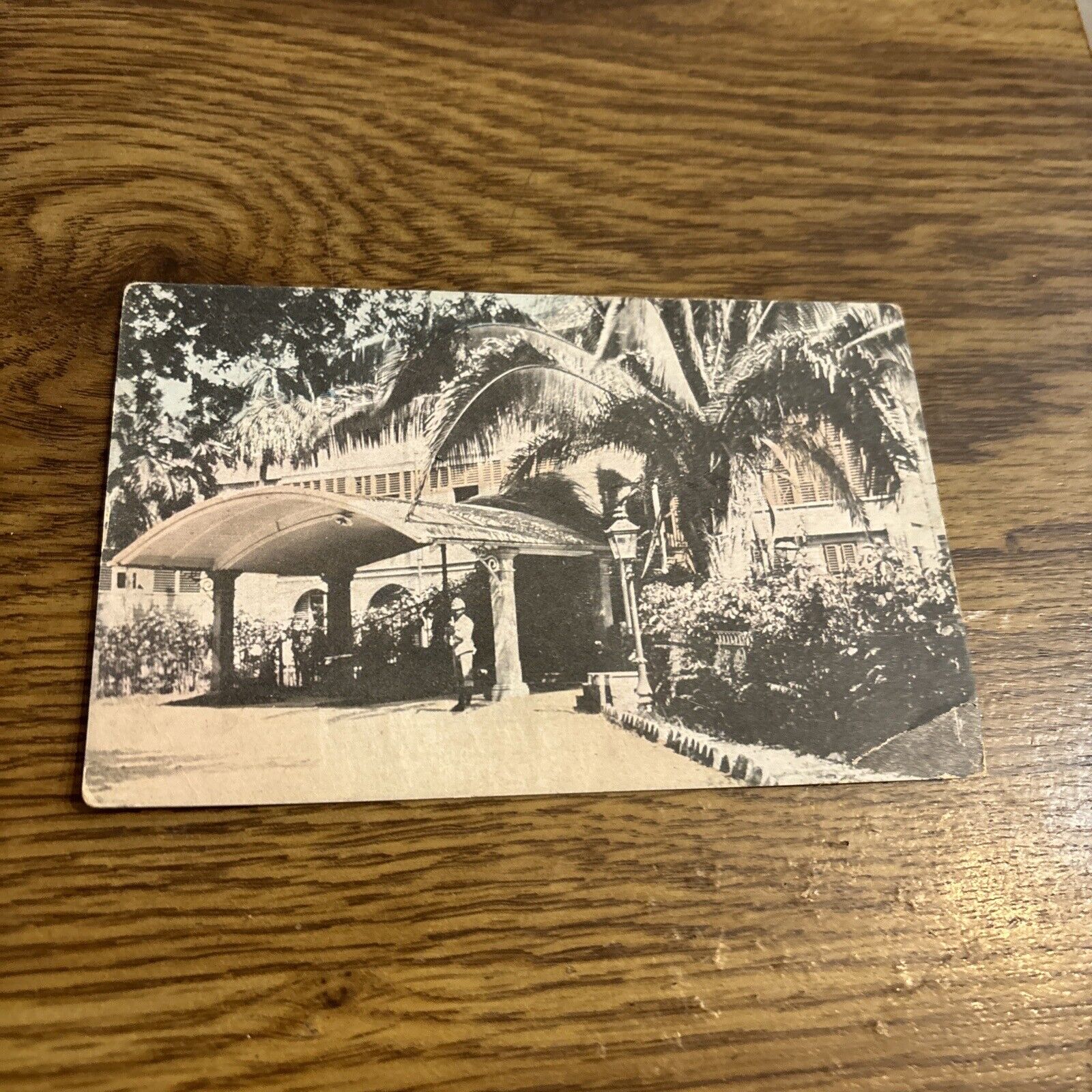 Vintage Postcard King's House, Home of Governor - Kingston Jamaica